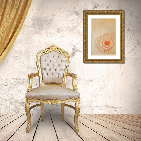 Sea Shells I Gold Ornate Wood Framed Art Print with Double Matting by Millet, Karyn