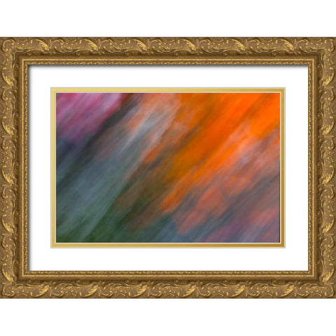 Abstract Skies III Gold Ornate Wood Framed Art Print with Double Matting by Millet, Karyn