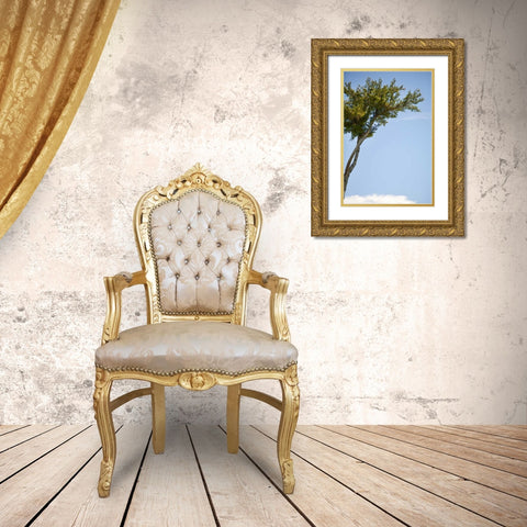 Tall Tree Gold Ornate Wood Framed Art Print with Double Matting by Millet, Karyn