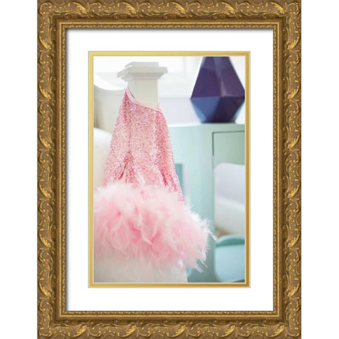 Princess at Rest Gold Ornate Wood Framed Art Print with Double Matting by Millet, Karyn