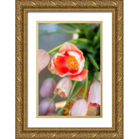 Spring Bloom I Gold Ornate Wood Framed Art Print with Double Matting by Millet, Karyn