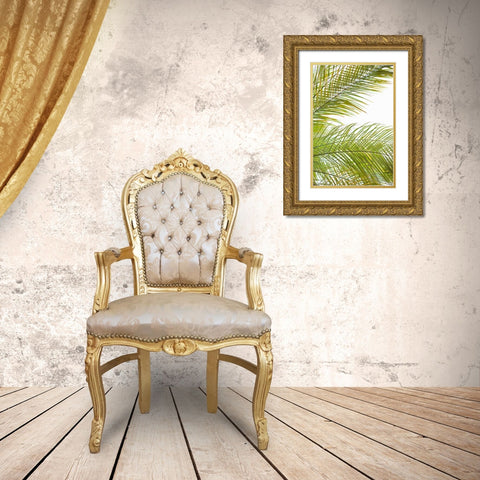 Palms in the Sun I Gold Ornate Wood Framed Art Print with Double Matting by Millet, Karyn