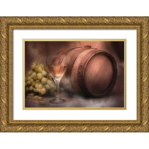 Vintage Wine Gold Ornate Wood Framed Art Print with Double Matting by McNemar, C. Thomas