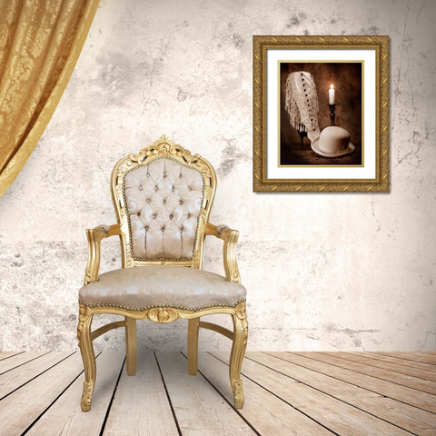 High Society Gold Ornate Wood Framed Art Print with Double Matting by McNemar, C. Thomas