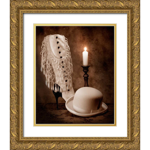 High Society Gold Ornate Wood Framed Art Print with Double Matting by McNemar, C. Thomas