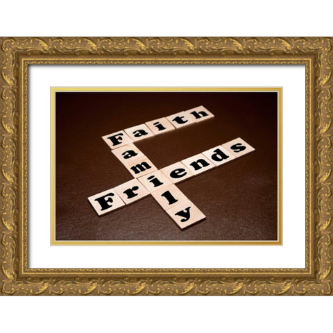 Puzzle I Gold Ornate Wood Framed Art Print with Double Matting by McNemar, C. Thomas