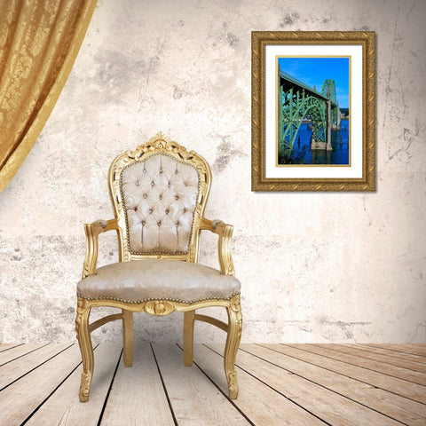 St. Johns Arches II Gold Ornate Wood Framed Art Print with Double Matting by Moore, Brian
