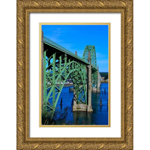 St. Johns Arches II Gold Ornate Wood Framed Art Print with Double Matting by Moore, Brian