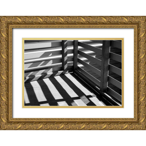 The Corner Gold Ornate Wood Framed Art Print with Double Matting by Putman, Tammy