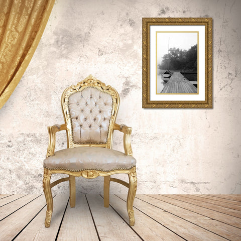 Docked II Gold Ornate Wood Framed Art Print with Double Matting by Putman, Tammy
