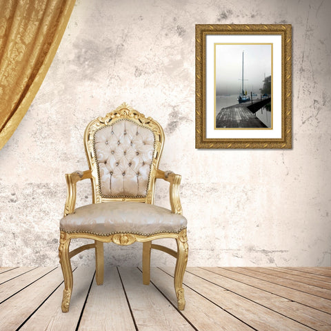 Docked I Gold Ornate Wood Framed Art Print with Double Matting by Putman, Tammy