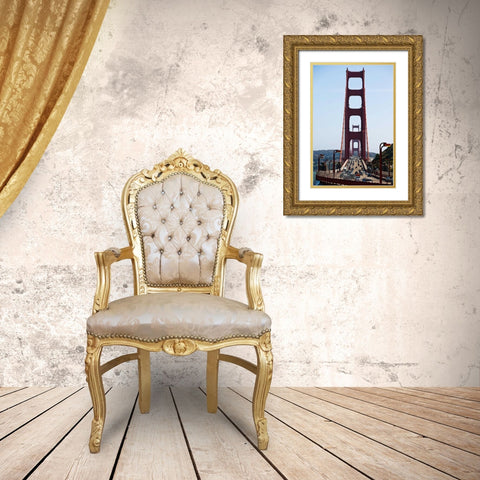 Golden Gate III Gold Ornate Wood Framed Art Print with Double Matting by Stefko, Bob