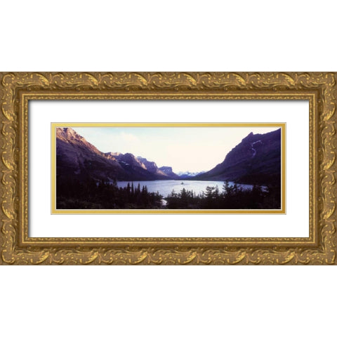 Glacier National Park II Gold Ornate Wood Framed Art Print with Double Matting by Stefko, Bob
