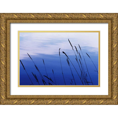At Waters Edge I Gold Ornate Wood Framed Art Print with Double Matting by Stefko, Bob