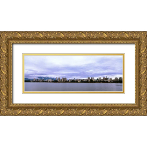 False Creek II Gold Ornate Wood Framed Art Print with Double Matting by Stefko, Bob