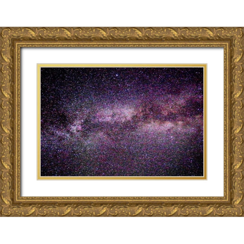 Stars Tonight Gold Ornate Wood Framed Art Print with Double Matting by Taylor, Douglas