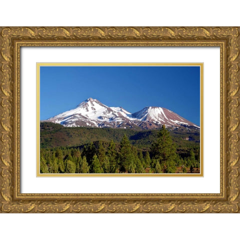 Sleeping Giants Gold Ornate Wood Framed Art Print with Double Matting by Taylor, Douglas
