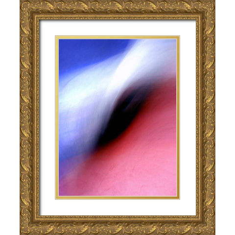 Breaking Wave Gold Ornate Wood Framed Art Print with Double Matting by Taylor, Douglas