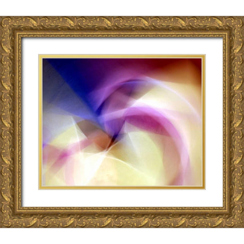 Structural Stress Gold Ornate Wood Framed Art Print with Double Matting by Taylor, Douglas
