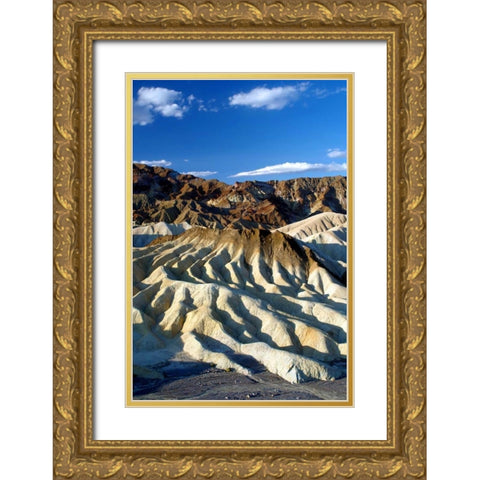 Zabriskie Point I Gold Ornate Wood Framed Art Print with Double Matting by Taylor, Douglas
