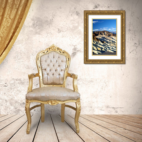 Zabriskie Point II Gold Ornate Wood Framed Art Print with Double Matting by Taylor, Douglas