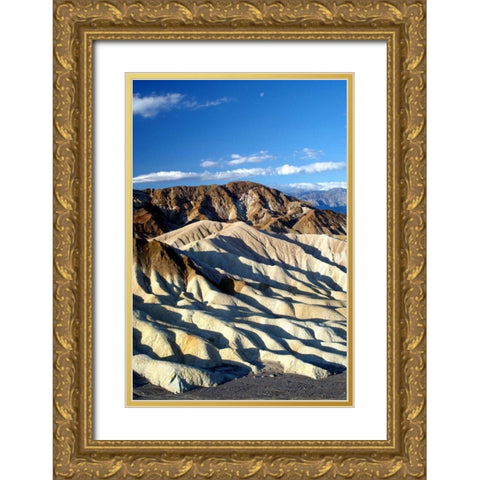 Zabriskie Point II Gold Ornate Wood Framed Art Print with Double Matting by Taylor, Douglas