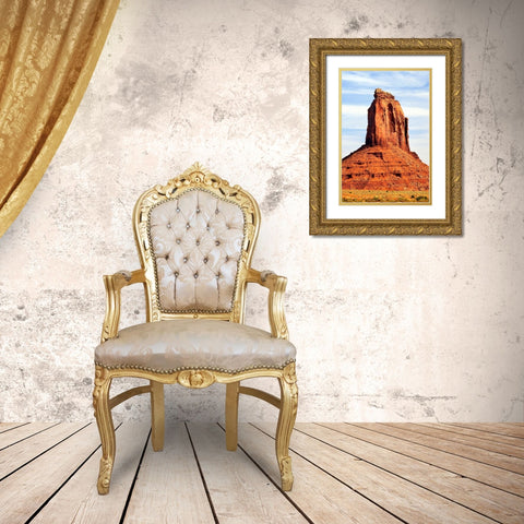 Monument Valley II Gold Ornate Wood Framed Art Print with Double Matting by Taylor, Douglas