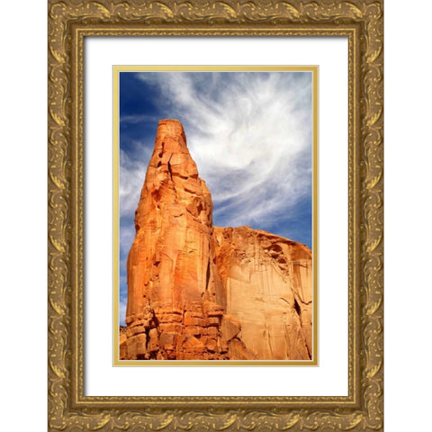 Navajo Skies Gold Ornate Wood Framed Art Print with Double Matting by Taylor, Douglas