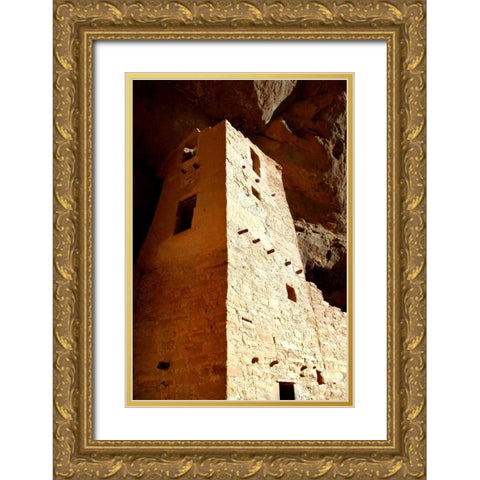 Cliff Palace Detail I Gold Ornate Wood Framed Art Print with Double Matting by Taylor, Douglas