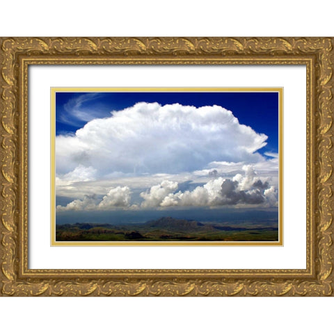 Sunday Morning Storm Gold Ornate Wood Framed Art Print with Double Matting by Taylor, Douglas