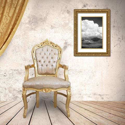The Coming Storm BW Gold Ornate Wood Framed Art Print with Double Matting by Taylor, Douglas
