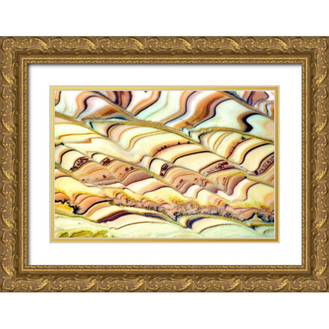 Quartzite Pastorale Gold Ornate Wood Framed Art Print with Double Matting by Taylor, Douglas