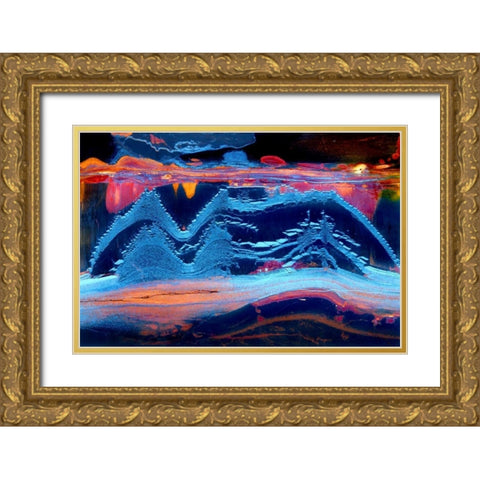 As the Dragon Stirs II Gold Ornate Wood Framed Art Print with Double Matting by Taylor, Douglas