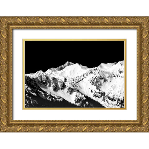 Mountains in Spring II Gold Ornate Wood Framed Art Print with Double Matting by Taylor, Douglas