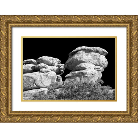 Highway Hoodoos II Gold Ornate Wood Framed Art Print with Double Matting by Taylor, Douglas