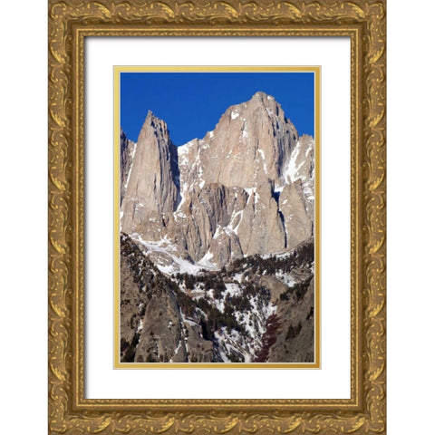 Mt. Whitney Portrait I Gold Ornate Wood Framed Art Print with Double Matting by Taylor, Douglas