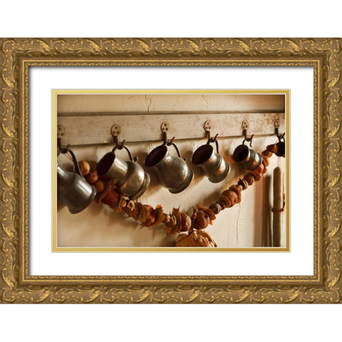 Vintage Cooking I Gold Ornate Wood Framed Art Print with Double Matting by Clayton-Thompson, Philip