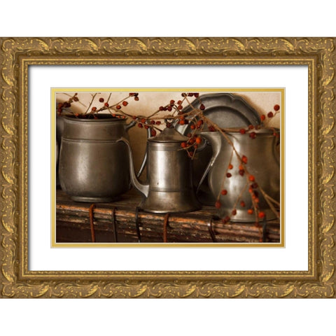 Vintage Cooking II Gold Ornate Wood Framed Art Print with Double Matting by Clayton-Thompson, Philip