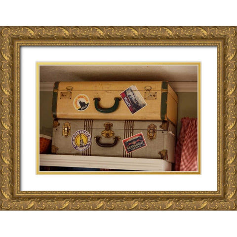 Time to Travel II Gold Ornate Wood Framed Art Print with Double Matting by Clayton-Thompson, Philip
