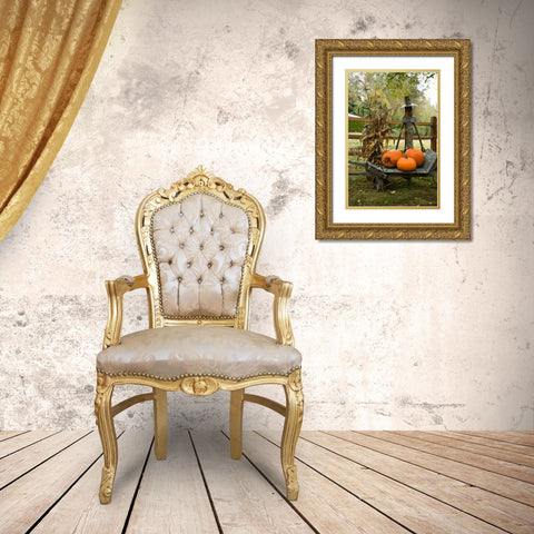 Autumn Harvest II Gold Ornate Wood Framed Art Print with Double Matting by Clayton-Thompson, Philip