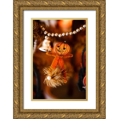 Halloween II Gold Ornate Wood Framed Art Print with Double Matting by Clayton-Thompson, Philip