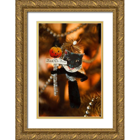 Halloween III Gold Ornate Wood Framed Art Print with Double Matting by Clayton-Thompson, Philip