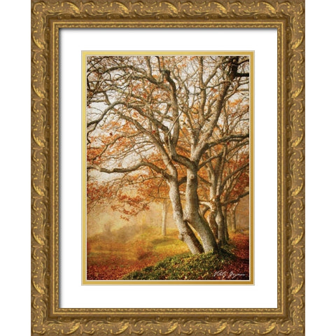 In the Mist II Gold Ornate Wood Framed Art Print with Double Matting by Geyman, Vitaly