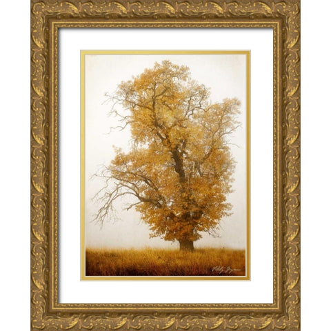 Autumn Mist I Gold Ornate Wood Framed Art Print with Double Matting by Geyman, Vitaly