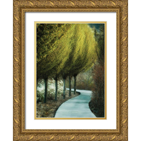 Evening Glow I Gold Ornate Wood Framed Art Print with Double Matting by Geyman, Vitaly