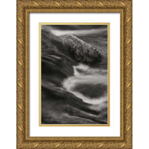 Flowing Waters VII Gold Ornate Wood Framed Art Print with Double Matting by Geyman, Vitaly