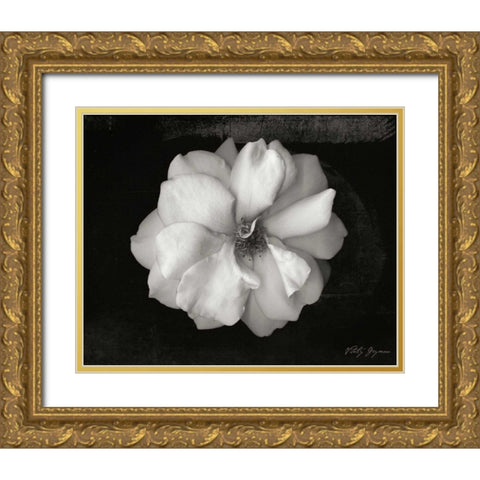 Wild Rose Gold Ornate Wood Framed Art Print with Double Matting by Geyman, Vitaly