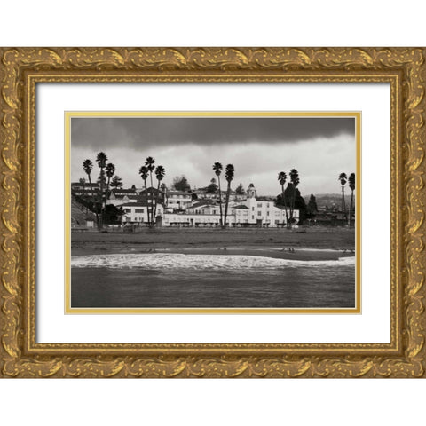 Santa Cruz Bay I Gold Ornate Wood Framed Art Print with Double Matting by Geyman, Vitaly