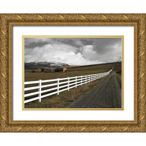 Road to Eternity Gold Ornate Wood Framed Art Print with Double Matting by Geyman, Vitaly
