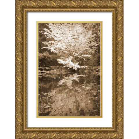 Fall Bouquet I Gold Ornate Wood Framed Art Print with Double Matting by Geyman, Vitaly